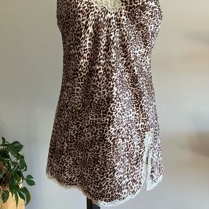 Victorias Secret leopard print chemise nightie m